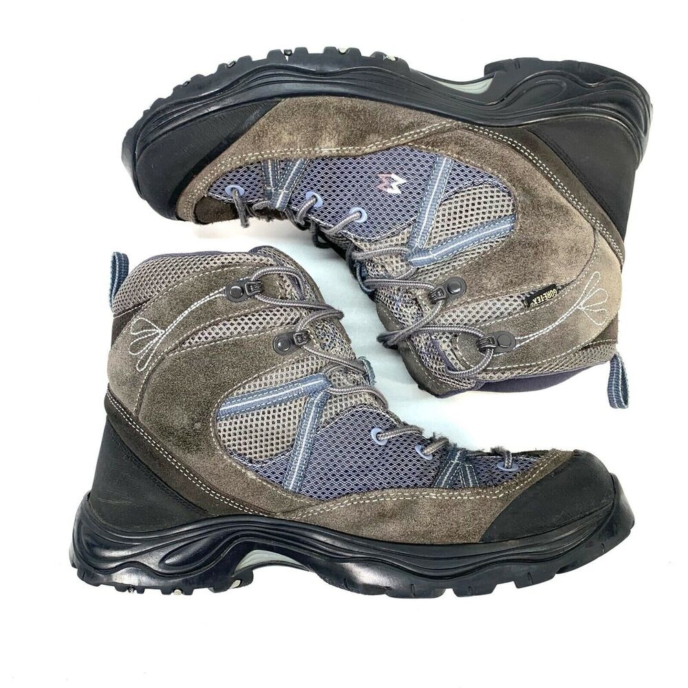 Garmont Gore-Tex Vibram Soles Womens Hiking Boots Grey/Blue Sz 6
